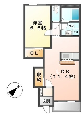 相可駅 徒歩20分 1階の物件間取画像